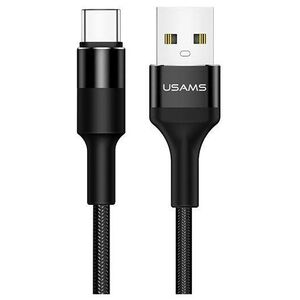 Cable 2A 1.2m USB - USB-C Usams U5 SJ221TC01 (US-SJ221) black 6958444956633