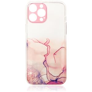 Marble Case for iPhone 12 Pro Gel Cover Marble Pink