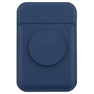 Magnetic Card MagSafe Wallet with Stand UNIQ Flixa navy blue 8886463687031