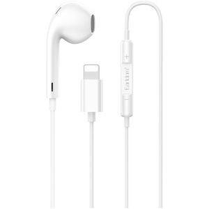 Earphone  Earldom ET-E72L, Lightning, Microphone, White - 20747 έως 12 άτοκες Δόσεις