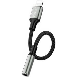 Adapter Earldom ET-OT76, Lightning to 3.5mm (F), Black - 40365 έως 12 άτοκες Δόσεις