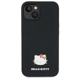 Original Case SAMSUNG GALAXY A55 5G Hello Kitty Hardcase Metal Logo Kitty Head (HKHCSA55PGHDLMK) black 3666339259457