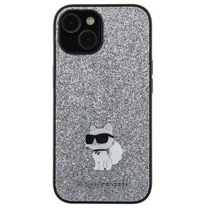 Original Case SAMSUNG GALAXY A35 5G Karl Lagerfeld Hardcase Fixed Glitter Choupette Logo Metal Pin (KLHCSA35GCNPSG) silver 3666339259501