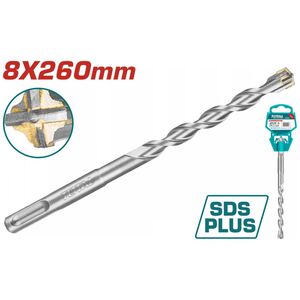 TOTAL ΔΙΑΜΑΝΤΟΤΡΥΠΑΝΟ SDS-PLUS S4L 8 X 260mm (TAC310804C) ως 12 Άτοκες Δόσεις