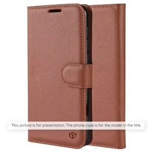 Techsuit Husa pentru Xiaomi Redmi 12C - Techsuit Leather Folio - Brown 5949419124684 έως 12 άτοκες Δόσεις