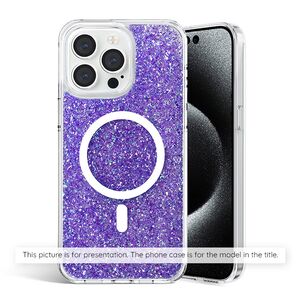 Techsuit Husa pentru iPhone 14 Plus - Techsuit Sparkly Glitter MagSafe - Purple 5949419128125 έως 12 άτοκες Δόσεις