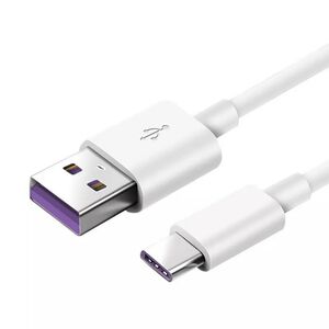 Ancus Καλώδιο σύνδεσης Ancus HiConnect USB σε USB-C 5A Λευκό 1m 37659 5210029100291