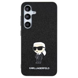 Original Case SAMSUNG GALAXY A35 5G Karl Lagerfeld Hardcase Fixed Glitter Ikonik Logo Metal Pin (KLHCSA35GKNPSK) black 3666339259488