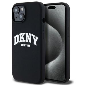 DKNY case for iPhone 15 Plus 6,7&quot; DKHMP15MSNYACH black HC Magsafe silicone w arch logo 3666339266707