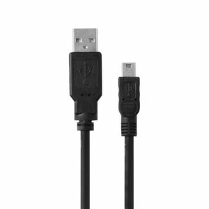 Cable 1A 1m UUSB – Mini USB Bulk black 5902537079311