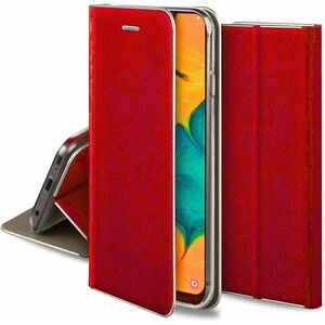 Case HUAWEI P40 LITE with a flip artificial leather Flip Venus red 09095557