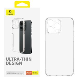 Baseus Phone Case for iPhone 15 Pro  OS-Lucent Series Clear (P60157204203-01) (BASP60157204203-01) έως 12 άτοκες Δόσεις