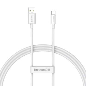 Baseus Superior Series Cable USB to USB-C 65W PD 1m white (CAYS000902) (BASCAYS000902) έως 12 άτοκες Δόσεις