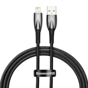 Baseus USB cable for Lightning  Glimmer Series 2.4A 1m Black (CADH000201) (BASCADH000201) έως 12 άτοκες Δόσεις