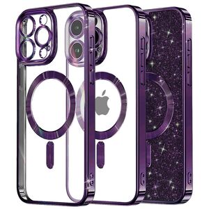Techsuit Case for iPhone 12 Pro Max - Techsuit Luxury Glitter MagSafe - Deep Purple 5949419133983 έως 12 άτοκες Δόσεις