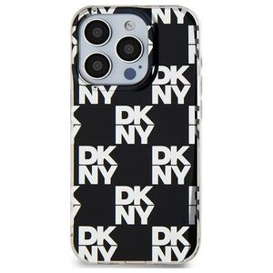 DKNY case for iPhone 15 Plus 6,7&quot; DKHCP15MHDLCEK black HC PC TPU checkered pattern 3666339268244