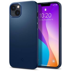 Case IPHONE 14 PLUS Spigen Thin Fit Navy Blue 8809811863086