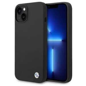 Original Case IPHONE 14 PLUS BMW Silicone Metal Logo black 3666339090432