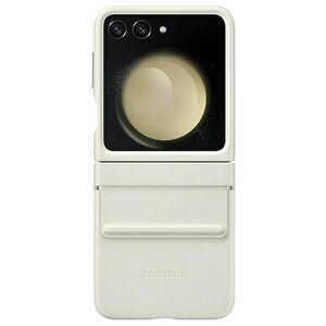 Original Case SAMSUNG GALAXY Z FLIP 5 Silicone Cover (EF-VF731PUEGWW) creamy 8806095071077