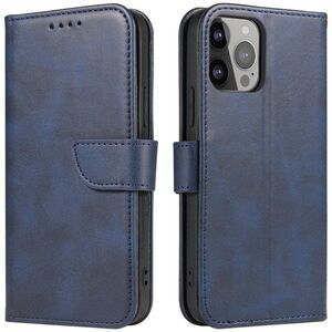Magnet Case for Samsung Galaxy A54 5G cover with flip wallet stand blue