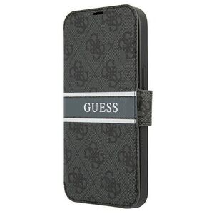 Original Case IPHONE 13 MINI Guess Book 4G Stripe (GUBKP13S4GDGR) gray 3666339032081