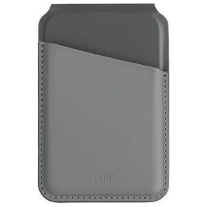 MagSafe Card Wallet IPHONE Z MAGSAFE UNIQ Magnetic RFID Wallet and Phone Stand black & grey 8886463688434