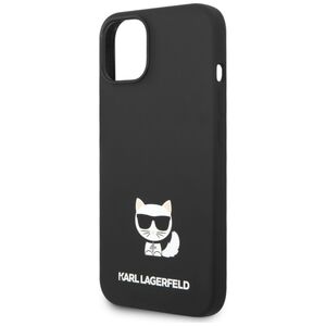 Karl Lagerfeld Liquid Silicone Choupette Apple iPhone 14 Plus (6.7) hátlapvédő tok fekete (KLHCP14MSLCTBK) 3666339076566