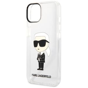 Karl Lagerfeld IML Ikonik NFT Apple iPhone 14 Plus (6.7) hátlapvédő tok átlátszó (KLHCP14MHNIKTCT) 3666339087098