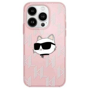 Original Case IPHONE 14 PRO Karl Lagerfeld Hardcase IML Choupette Head & Monogram (KLHCP14LHKLPCHP) pink 3666339286125