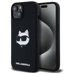 Original Case IPHONE 13 / 14 / 15 Karl Lagerfeld Hardcase Crossbody IML Karl Head MagSafe (KLHMP15SSCHPPLK) black 3666339257262