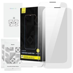 Tempered Glass IPHONE 13 PRO MAX / 14 PLUS Baseus Corning with a dust filter 6932172631772