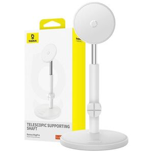Magnetic Desktop Phone Stand Baseus MagPro (white) 6932172646394