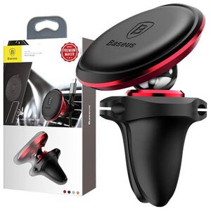 Car Mount Holder Baseus Magnetic Air Vent Red OS 6932172648770