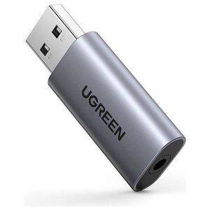 UGREEN CM383 USB to mini jack 3.5mm audio adapter (grey) 6957303888641