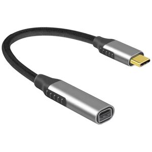Adapter DeTech, USB 3.1 Type-C – Mini DP, 4K, 60Hz, Gray - 17838 έως 12 άτοκες Δόσεις