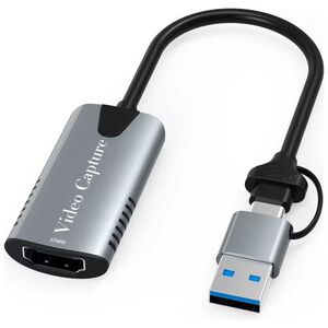 External Capture card DeTech, USB 3.0 / Type-C - HDMI, HD 1080P - 17853 έως 12 άτοκες Δόσεις