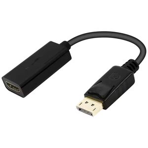 Adapter DeTech, DisplayPort-HDMI, Black - 17858 έως 12 άτοκες Δόσεις