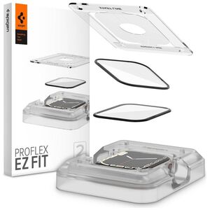 Hybrid Glass APPLE WATCH 7 (45MM) Spigen ProFlex ”EZ FIT” 2-pack 8809811856569