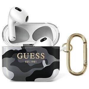 Case APPLE AIRPODS 3 Guess Camo Collection (GUA3UCAMG) black 3666339010102
