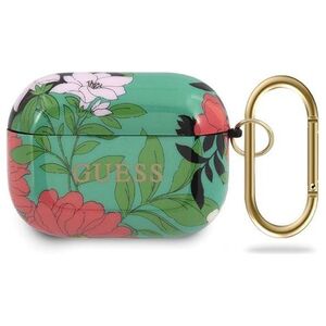 Original Case APPLE AIRPODS PRO Guess N.1 Flower Collection (GUACAPTPUBKFL01) green 3700740475256