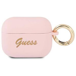 Original Case APPLE AIRPODS PRO Guess Silicone Vintage Script (GUAPSSSI) pink 3666339010003