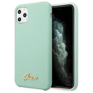 Original Case IPHONE 11 PRO MAX Guess Hard Case Silicone Vintage Gold Logo (GUHCN65LSLMGG) mint 3700740471883