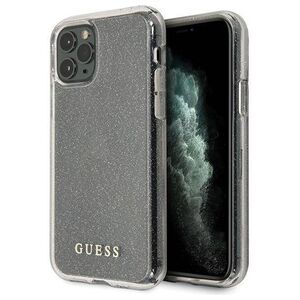 Original Case IPHONE 11 PRO MAX Guess Hard Case Glitter (GUHCN65PCGLSI) silver 3700740476505