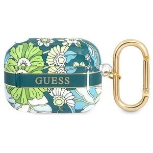 Case APPLE AIRPODS PRO Guess AirPods Flower Strap Collection (GUAPHHFLN) green 3666339047306