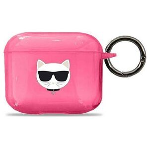 Original Case APPLE AIRPODS 3 Karl Lagerfeld Cover Choupette (KLA3UCHFP) pink 3666339009335