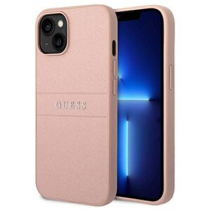 Original Case IPHONE 14 PLUS Guess Saffiano Strap pink 3666339088675