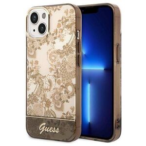 Original Case IPHONE 14 PLUS Guess Hardcase Porcelain Collection gold 3666339090678