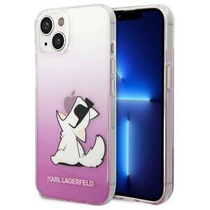 Original Case IPHONE 14 PLUS Karl Lagerfeld Hardcase Choupette Fun pink 3666339086534