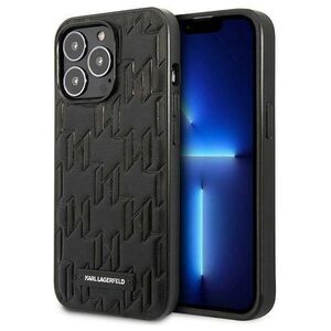 Original Case IPHONE 13 PRO Karl Lagerfeld Hardcase Monogram Plaque black 3666339049140