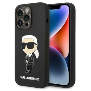 Original Case IPHONE 14 PRO Karl Lagerfeld Hardcase Silicone NFT Ikonik Magsafe (KLHMP14LSNIKBCK) black 3666339087708